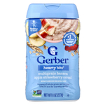 Gerber, Hearty Bits®, мультизлаковая каша, для детей от 12 месяцев, банан, яблоко, клубника, 227 г (8 унций)
