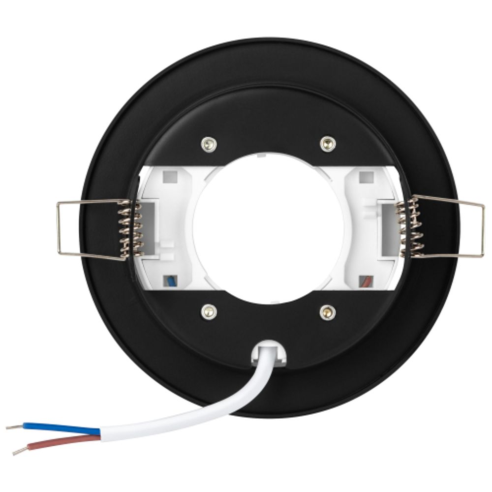 Светильник встраиваемый ЭРА KL 76 AL/BK /1 под лампу GX53 черный | Встраиваемые светильники Для ламп GX53