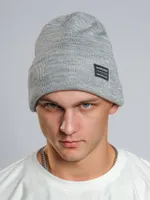 Шапка Hardlunch Beanie classic серый меланж