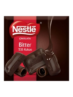 Темный турецкий шоколад Нестле , Bitter 55% Kakao ,6шт