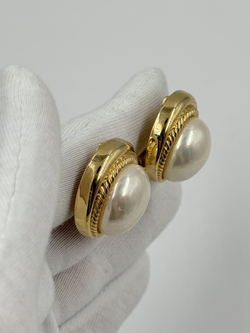 Клипсы с «жемчугом» Christian Dior