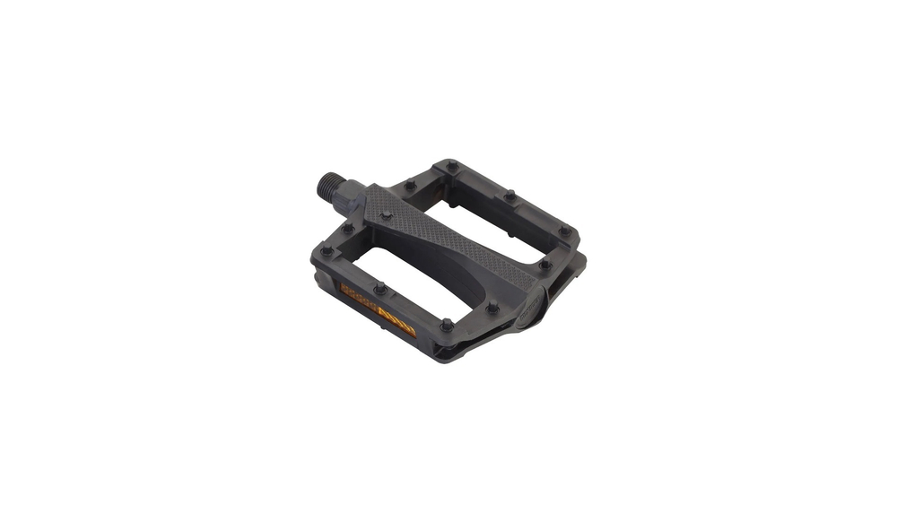 Педали TRIX PLATFORM пластиковые, 110x105мм, резьба 9/16", с шипами, черные