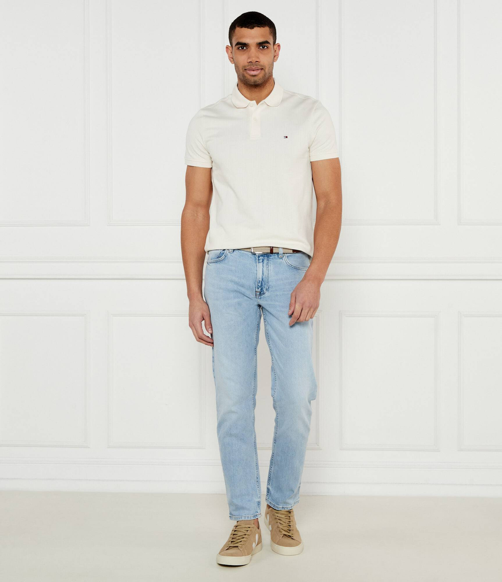 Поло Tommy Hilfiger - экрю(MW0MW38951)