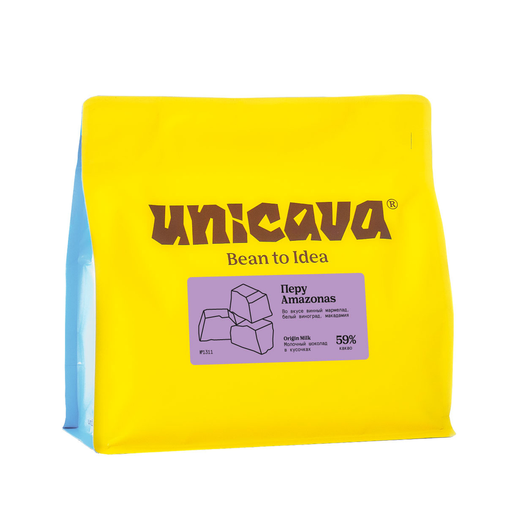 Перу Amazonas, молочный шоколад 59 %