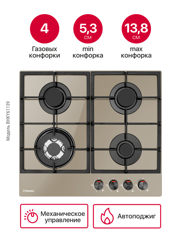 Газовая панель Hansa BHKY61139