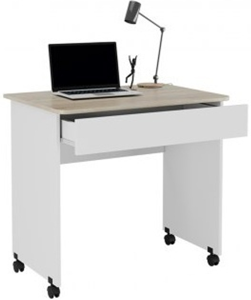 Diamond Стол компьютерный тип 2 (Дуб Сонома/Белый) ТриЯ