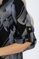 Джемпер Дэрби (черный/штрихи) Б12448-10 LT Collection