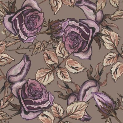 Фиолетовые розы