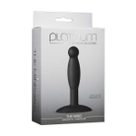 Тонкая анальная силиконовая пробка The Minis (Цвет: черный)