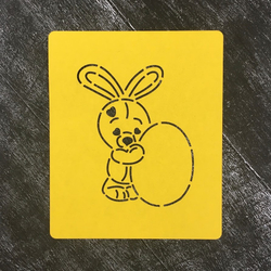 Зайка №63 пасхальный с яйцом