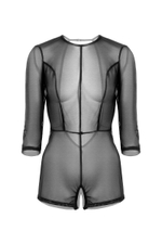 Эротический комбинезон Preciosity с рукавами длиной 3/4 (Размер: 42-44) (Цвет: черный)