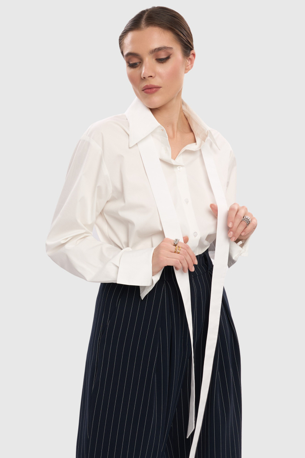 Рубашка с галстуком-бантом