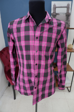 Рубашка Smog в клетку 46 размер