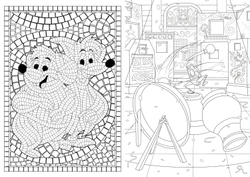 Раскраска по номерам 300 coloriages Disney - Volume 2, 320 стр.