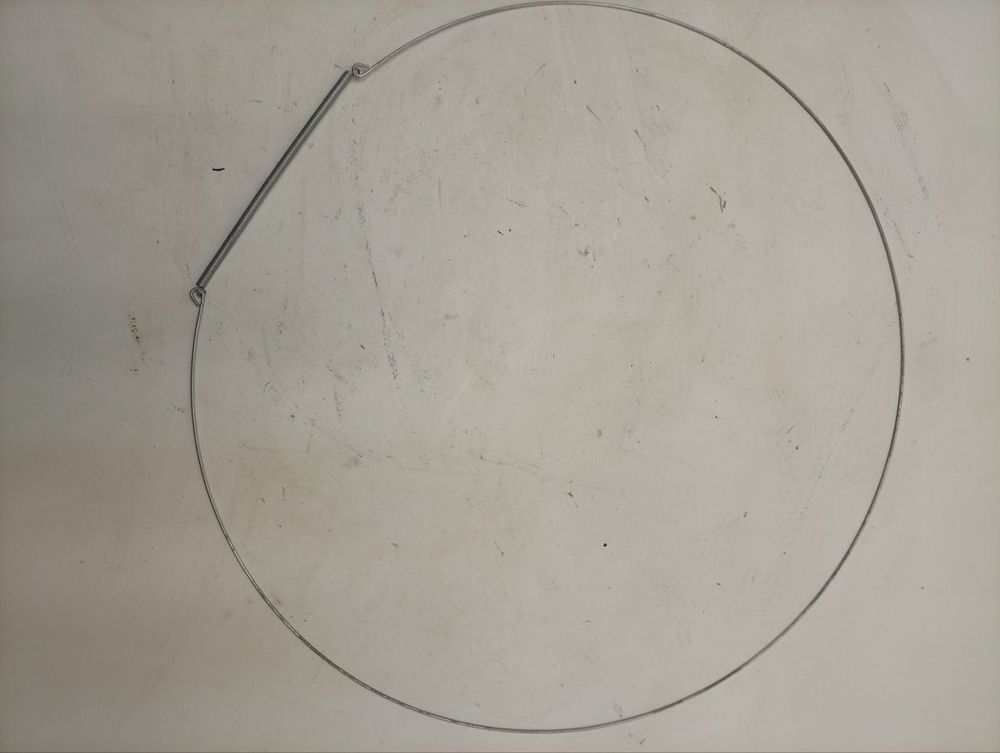 RST703DW кт18 Хомут крепления манжеты стиральной машины Indesit Ariston (внешний) C00119210 б/у