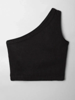 Летний топ для девочки на одно плечо