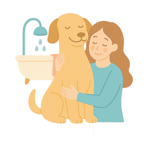 Лестница в ванну для собак