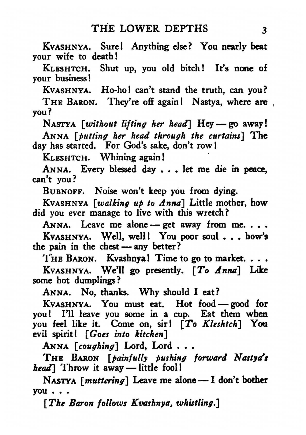 The Lower Depths. A Drama in Four Acts | Максим Алексеевич Горький