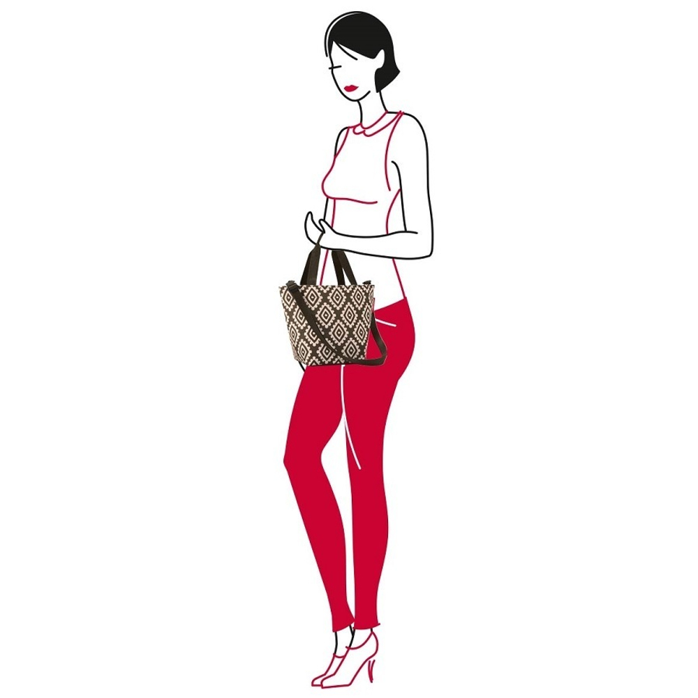 Сумка shopper xs diamonds mocha