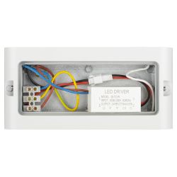 Светильник накладной светодиодный ЭРА WL41 WH 10Вт 3500К IP54 белый для интерьера и фасадов зданий