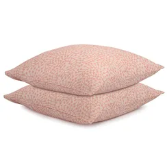 Набор из двух наволочек розового цвета с принтом "Спелая смородина", Scandinavian Touch, 70х70 см