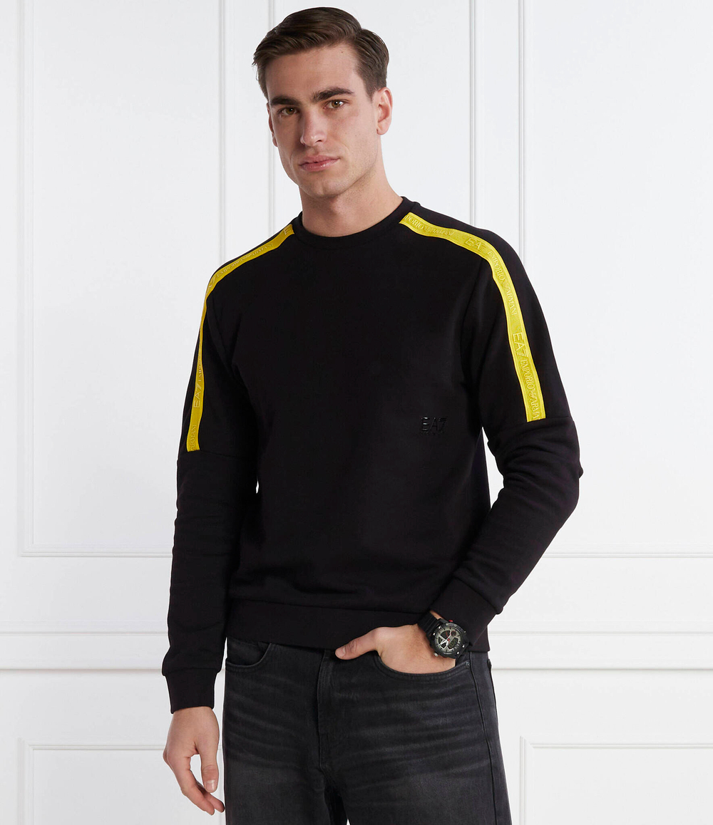 Худи EA7 - черный(3DPM56 PJEQZ)