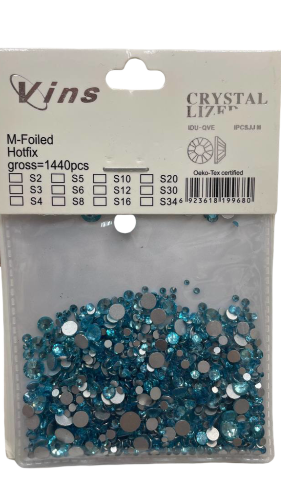 Набор страз разного размера №6