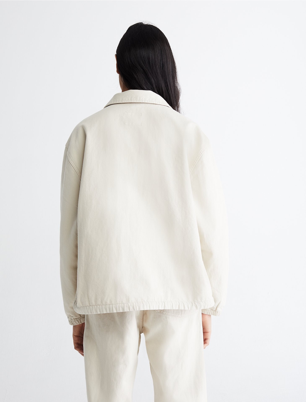 Куртка Calvin Klein Standards Overdyed Linen Denim Coach Alabaster Rinse