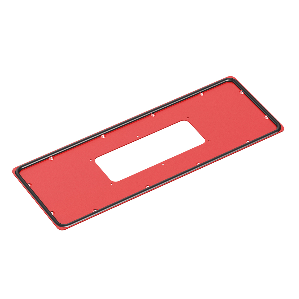 Фланец для монтажа кабельного ввода MMB для корпусов ST, тип 4, 443x153мм, красный RAL3020