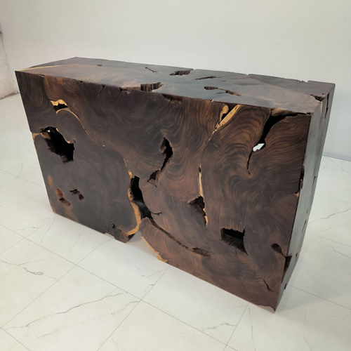 Консоль из корня тикового дерева 50094 Деви (138*40*80)