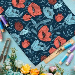 Ткань премиум флис чарующие тени