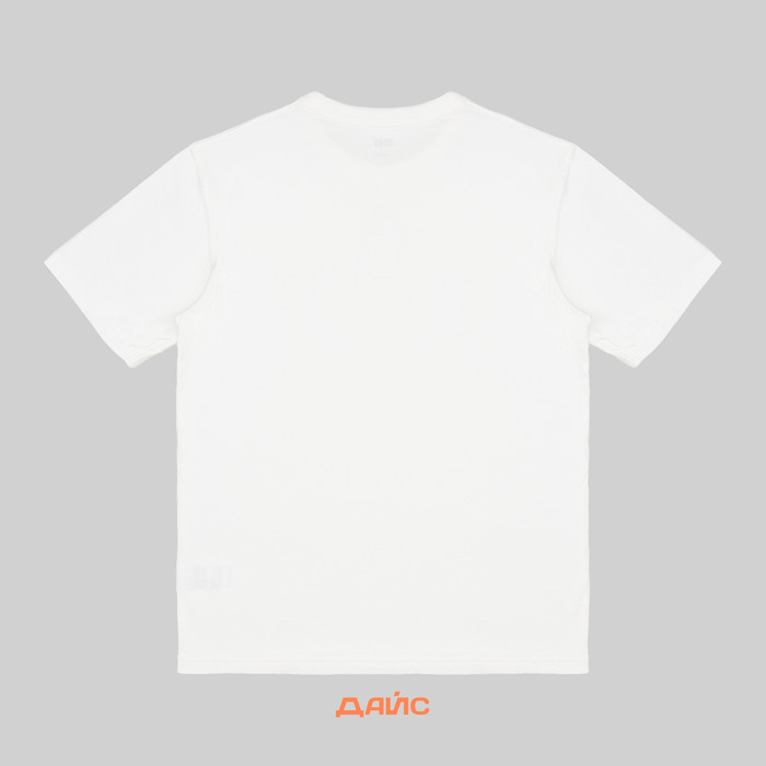 Футболка мужская Uniqlo U артикул:5N057C-WHT - купить в магазине Дайс
