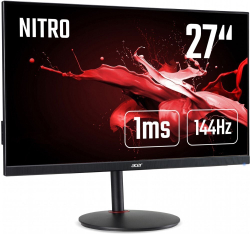 Монитор Acer 27;; Nitro XV272UPbmiiprzx 2560x1440 IPS LED 144Гц 1ms HDR400 400кд/м2 FreeSync HDMI DisplayPort