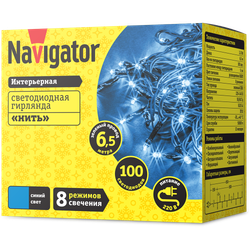Гирлянда Navigator 61 806 NGF-S01-100B-5-6.5m-230-C8-G-IP20