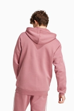 Кофта adidas Essentials Fleece 3S FZ - розовый