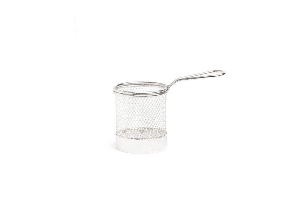 Корзинка круглая Ø 8XH8,5CM, нерж