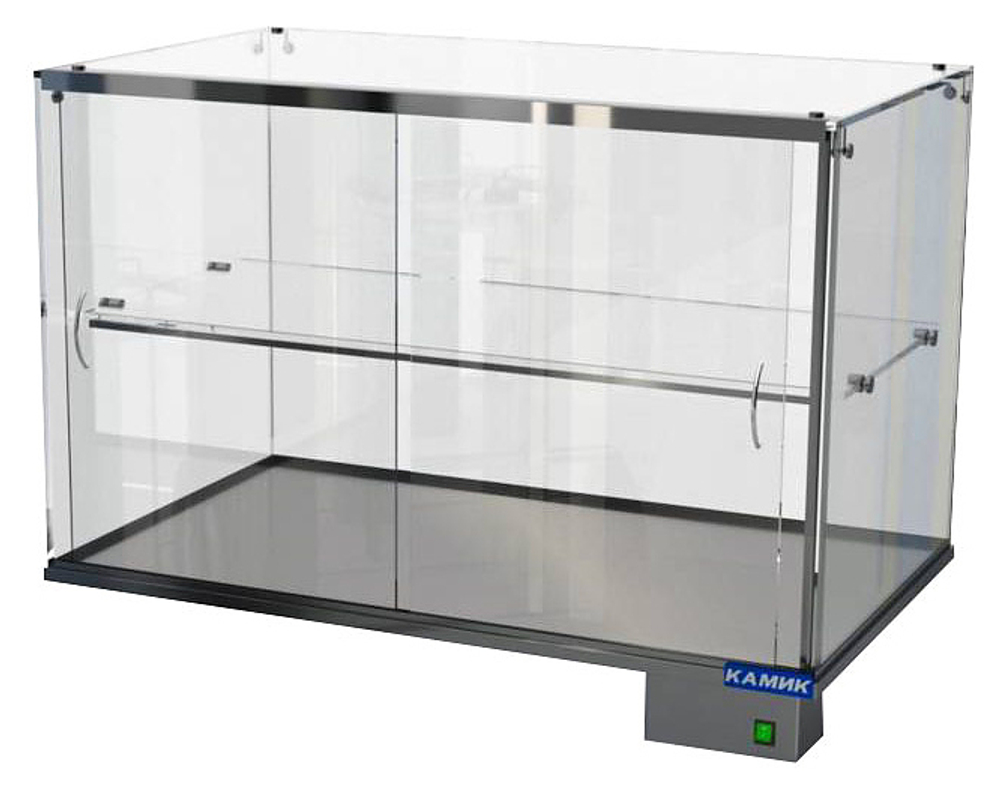 Витрина нейтральная КАМИК 1500х450х600(700) мм