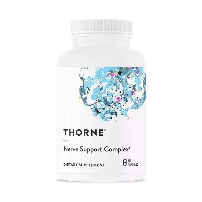 Нейрохондрия, Nerve Support Complex (Neurochondria), Thorne Research, 90 капсул