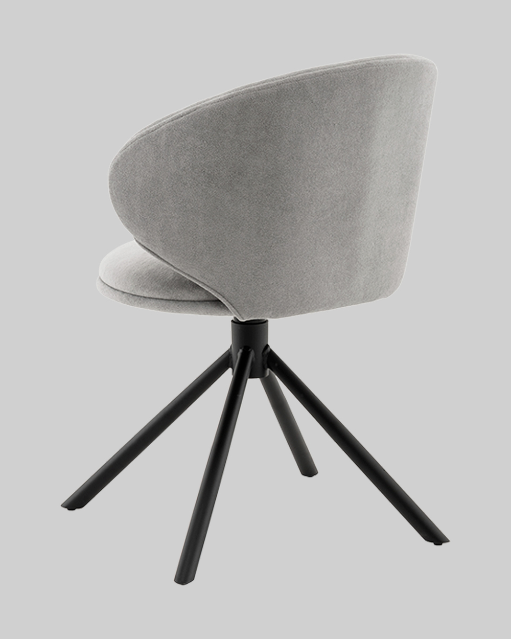 Стул Труфальд велюр светло-серый