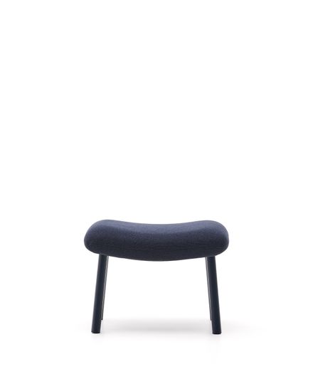 Пуф для ног Inari синий из стали и полиэстра 60 x 50 см