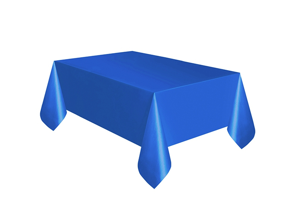 Скатерть П/Э "Фиеста" 110*140 см (40шт/уп) синяя