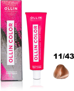OLLIN COLOR 11/43 специальный блондин медно-золотистый 60мл Перманентная крем-краска для волос