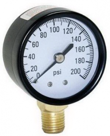 Манометр радиальный 50/10 - 3/8" RAD для АР2