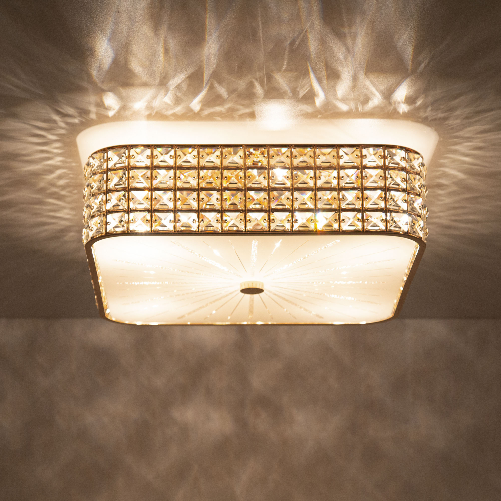 Citilux Портал CL324262 Люстра хрустальная Золото