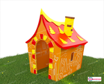 Тематическая игровая зона Сказочный домик из экопластика
