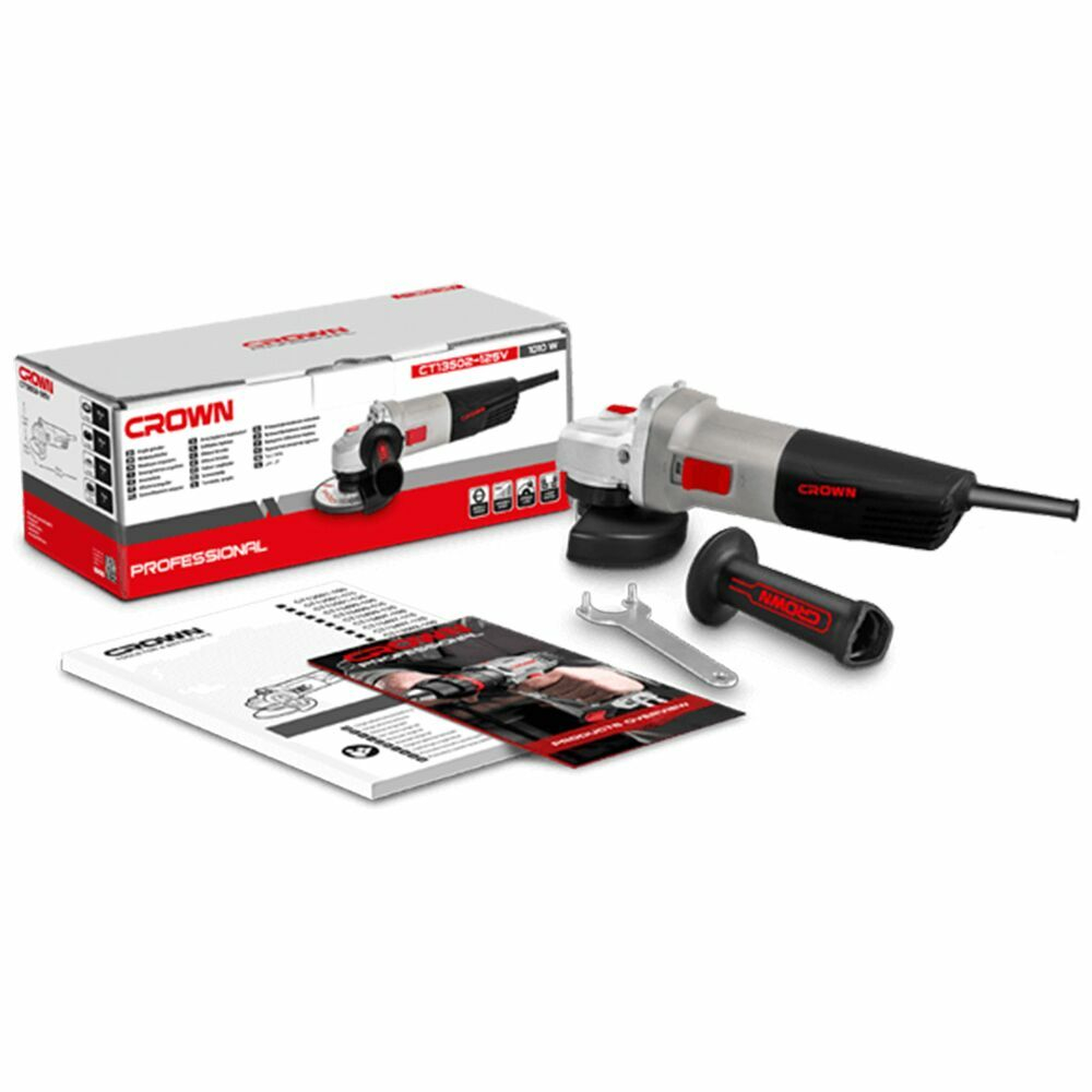 Угловая шлифовальная машина CROWN CT13502-125V