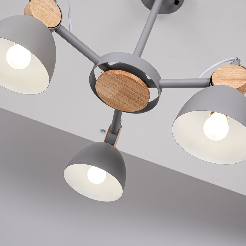 Люстра На Штанге Rolla 3 Gray By Imperiumloft