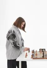 Рубашка Une Petite Emeute Boys never cry белая