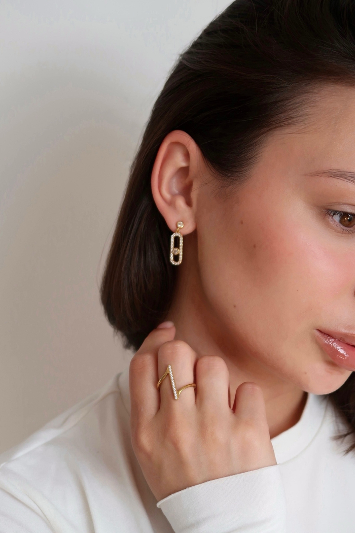 Серьги VUD gold