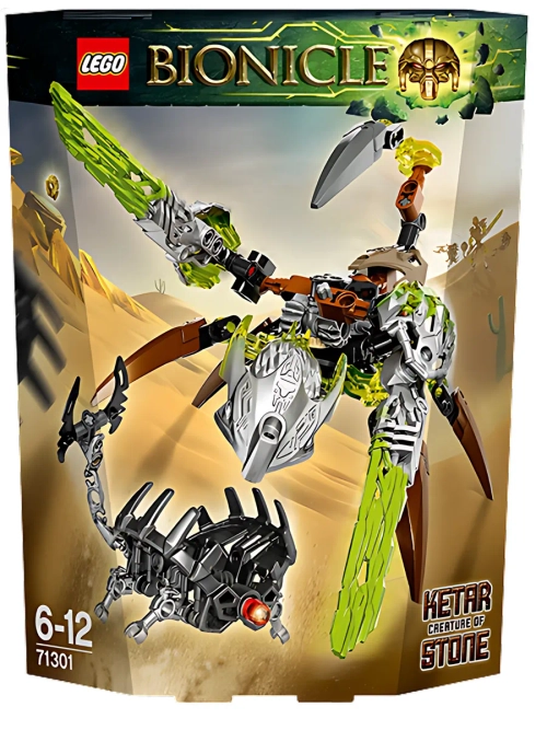 Конструктор LEGO Bionicle 71301 Кетар-порождение Камня